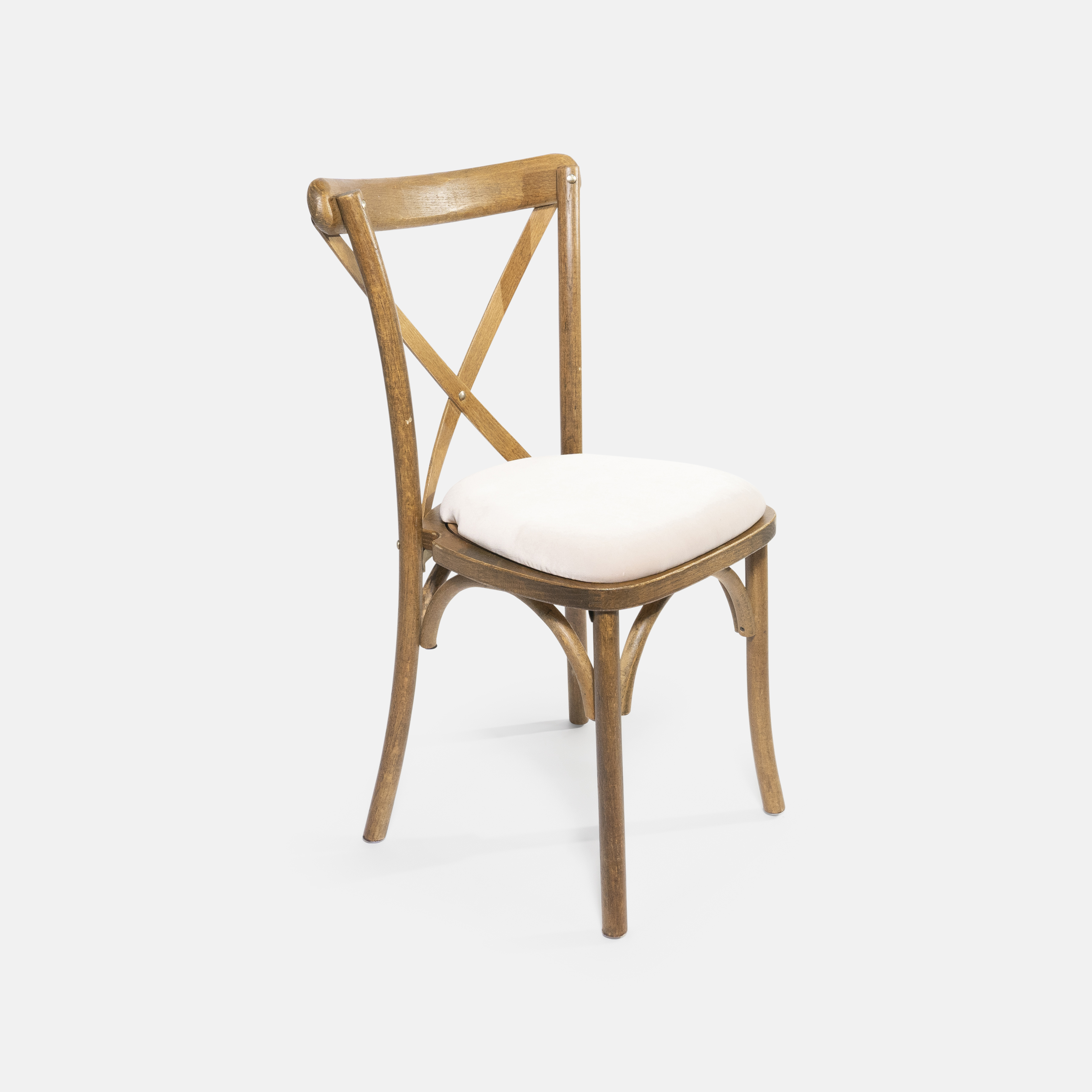 8. Odum Crossback Chair, Ivory Seat