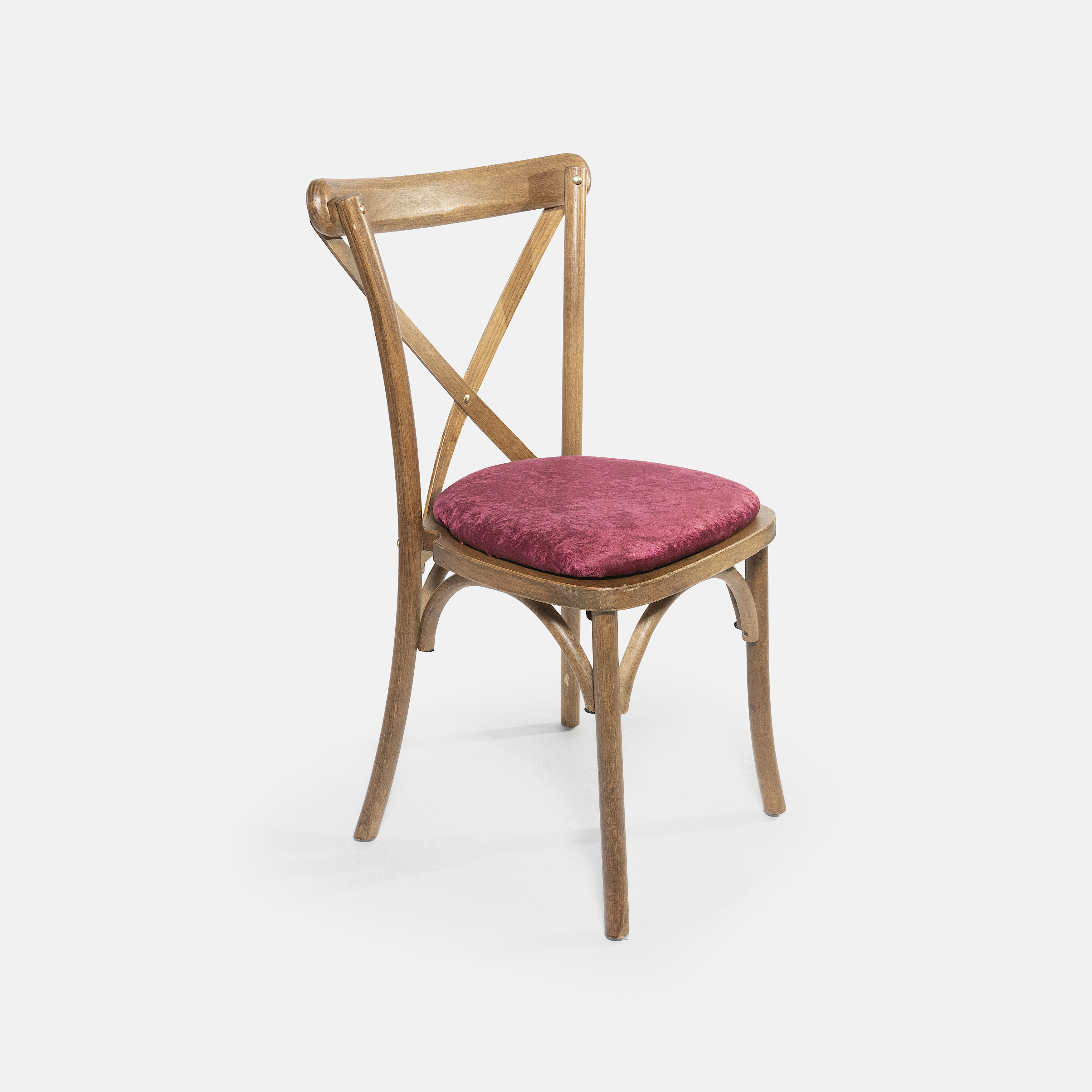 9. Odum Crossback Chair, Burgundy Seat copy