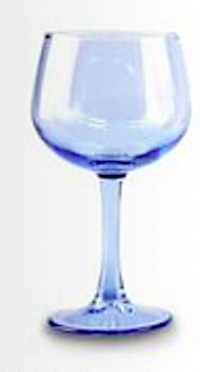WHISPER Wine Glass, Blue